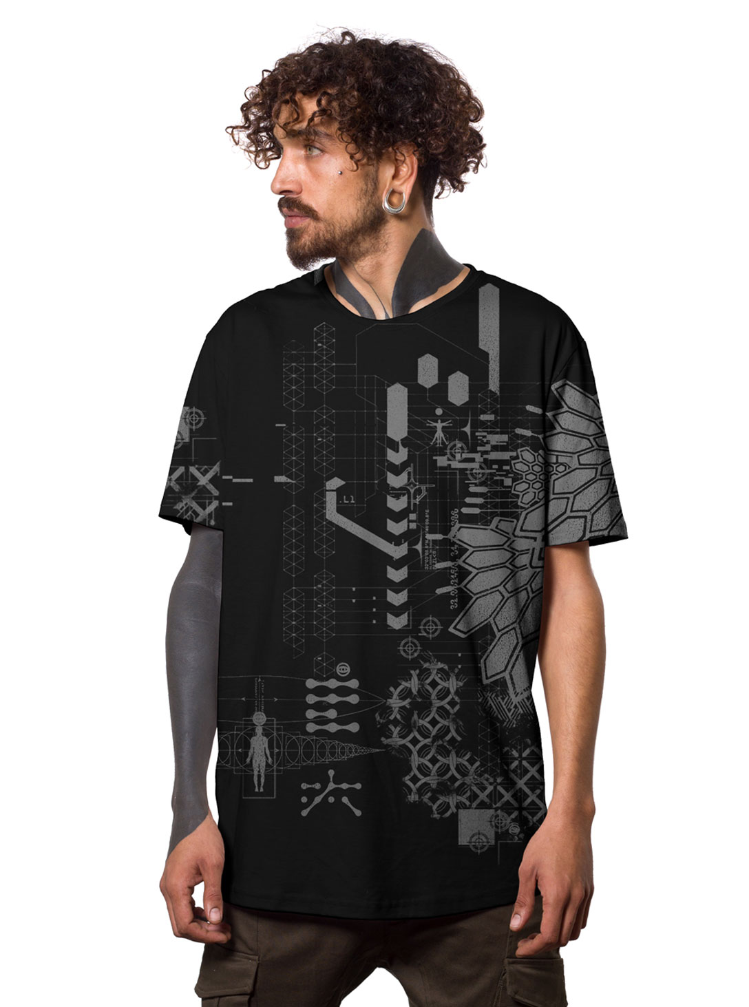 HUMAN MADE MEN T-SHIRT BLACK