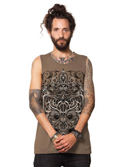 I AM TANK TOP SAND