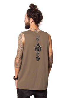 I AM TANK TOP SAND