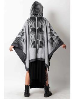 MAVERICK PONCHO ICE GREY