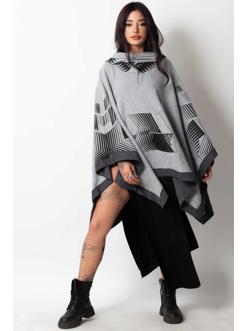 MAVERICK PONCHO ICE GREY