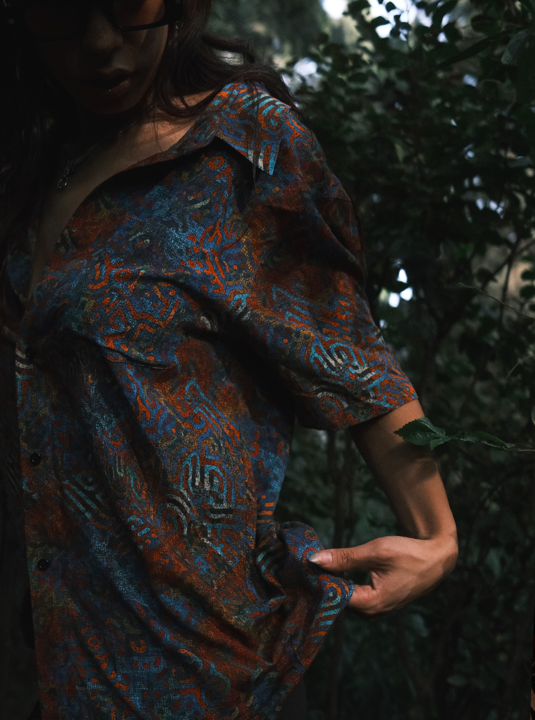 KANIBO WOMEN'S BUTTON SHIRT