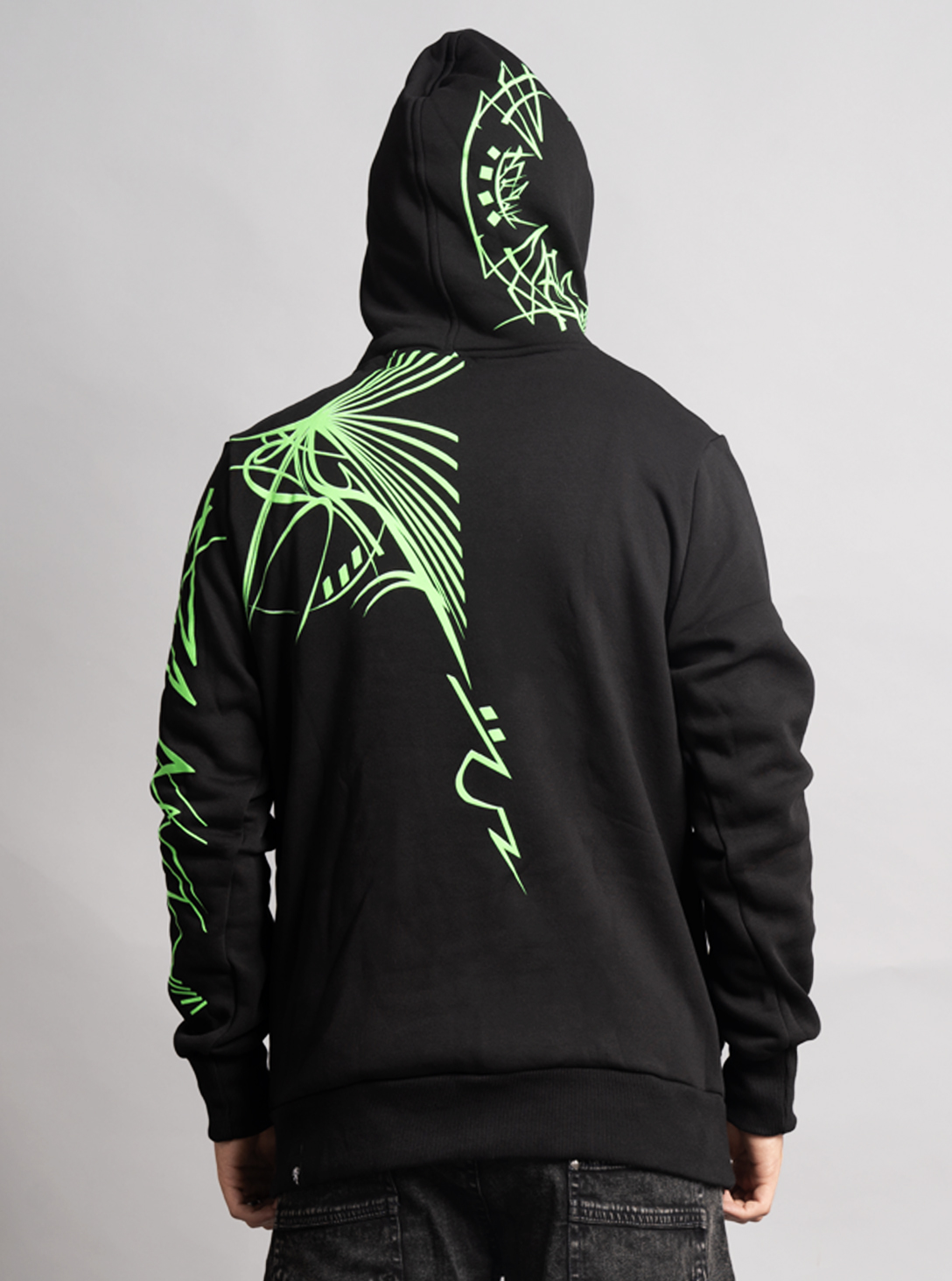 KAPUCHOL MEN HOOD WITH POCKETS BLACK