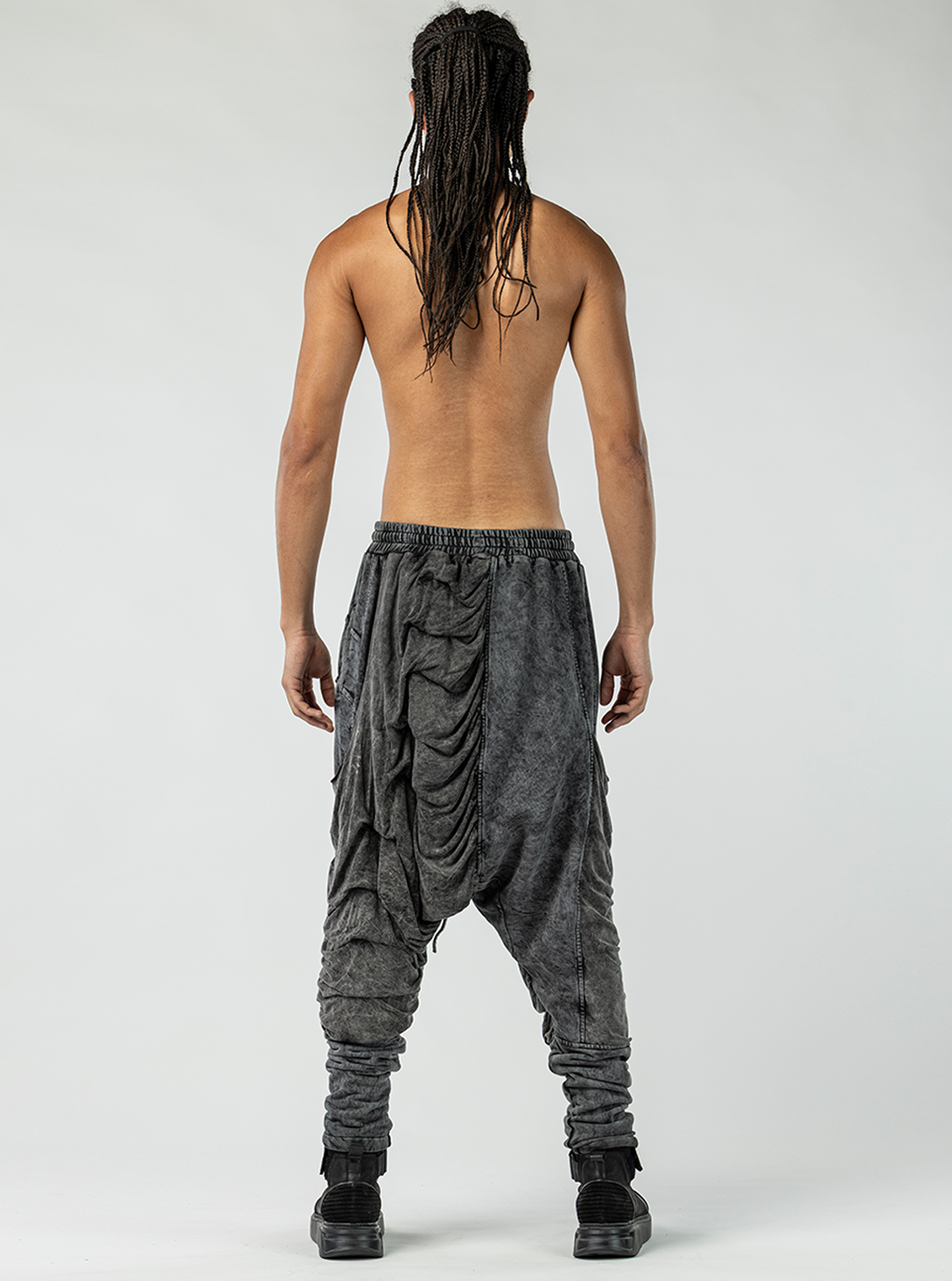 Kaori MEN Pants WASH GREY