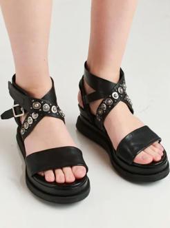 LAGOS SANDALS BLACK