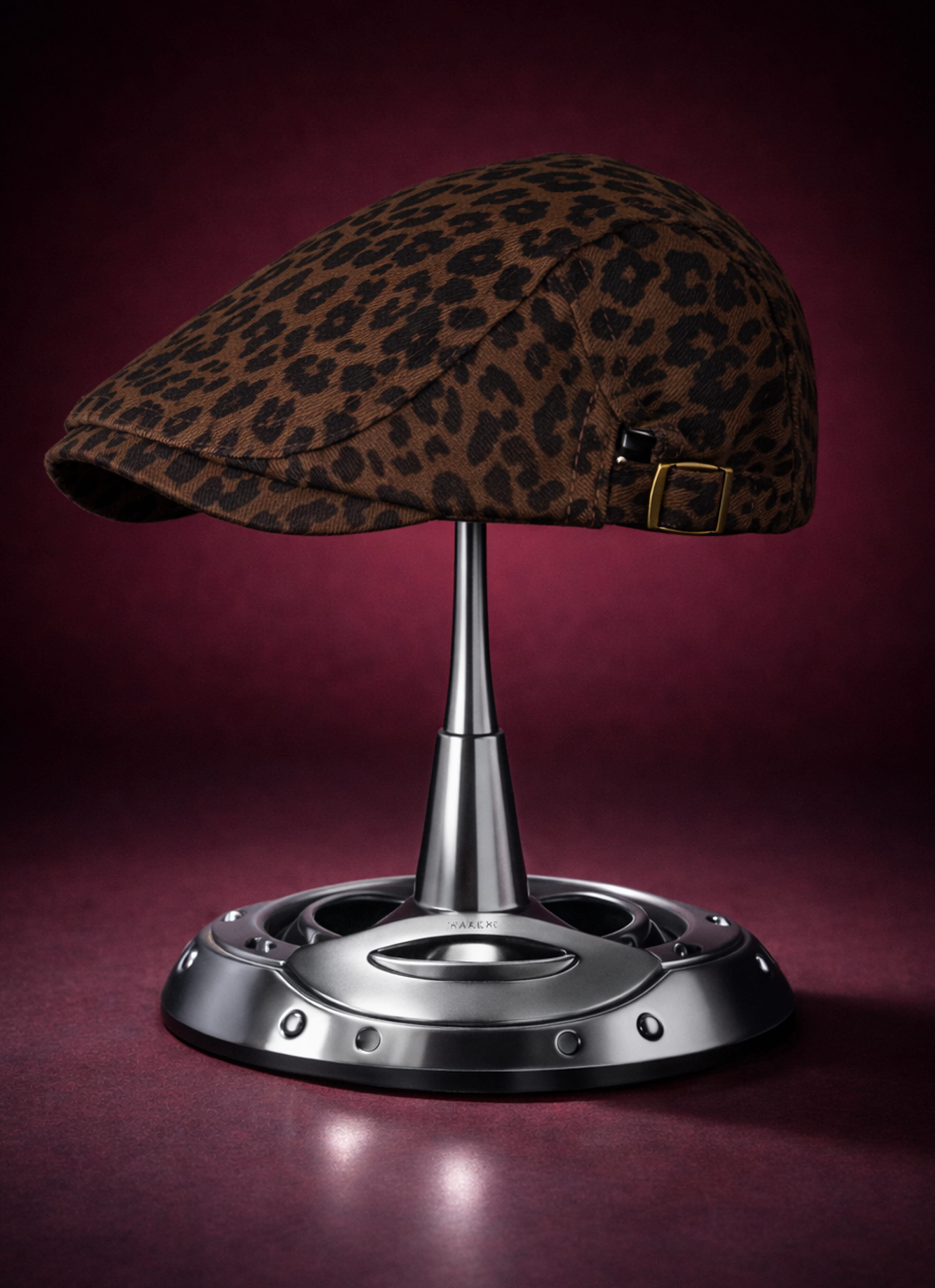 KASKET HAT-LEOPARD BROWN