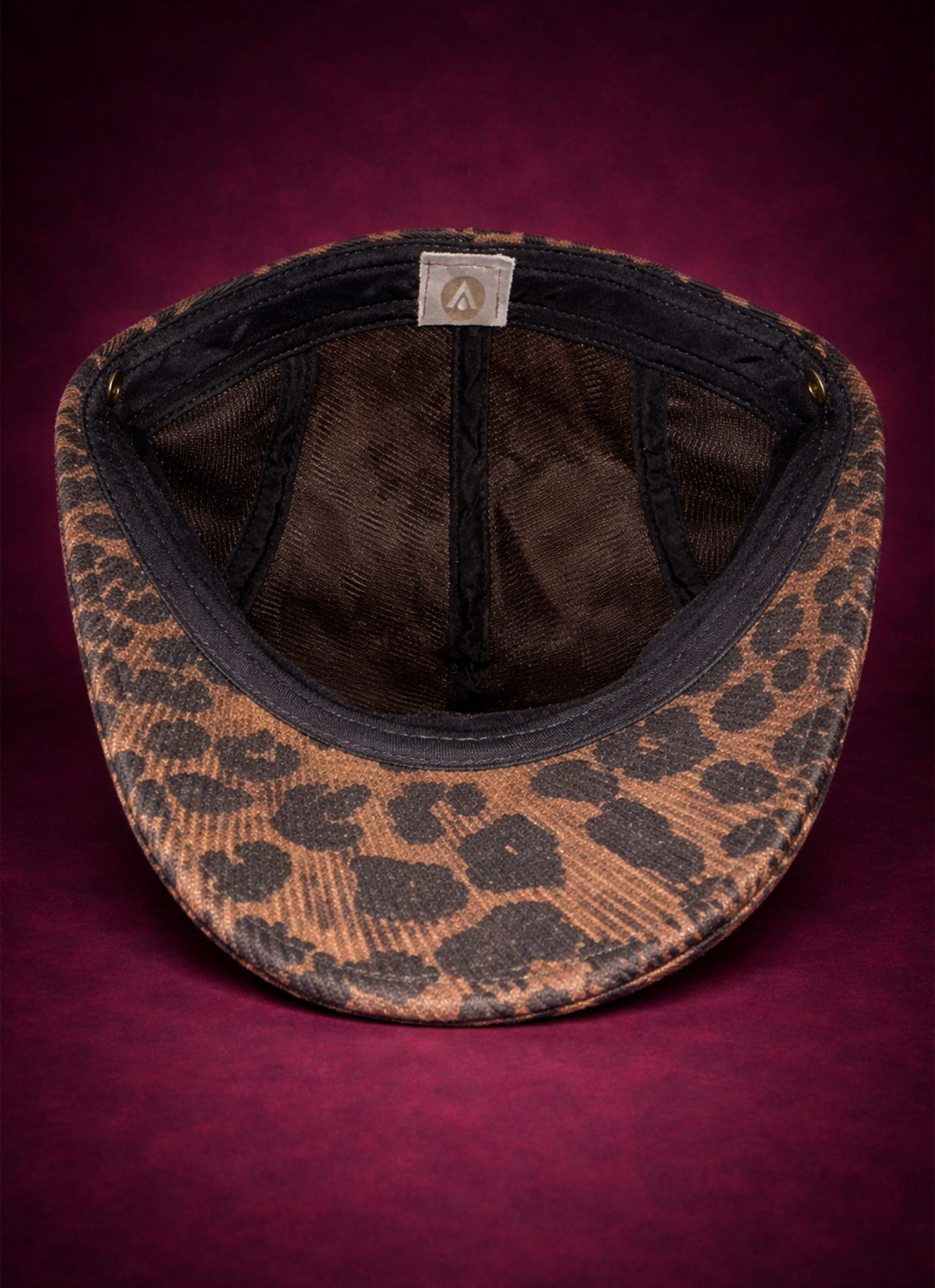 KASKET HAT-LEOPARD BROWN
