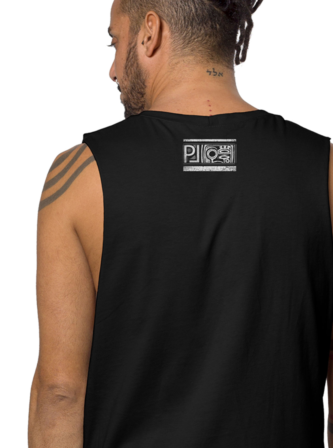 MAKOO BLACK-MEN TANK TOP