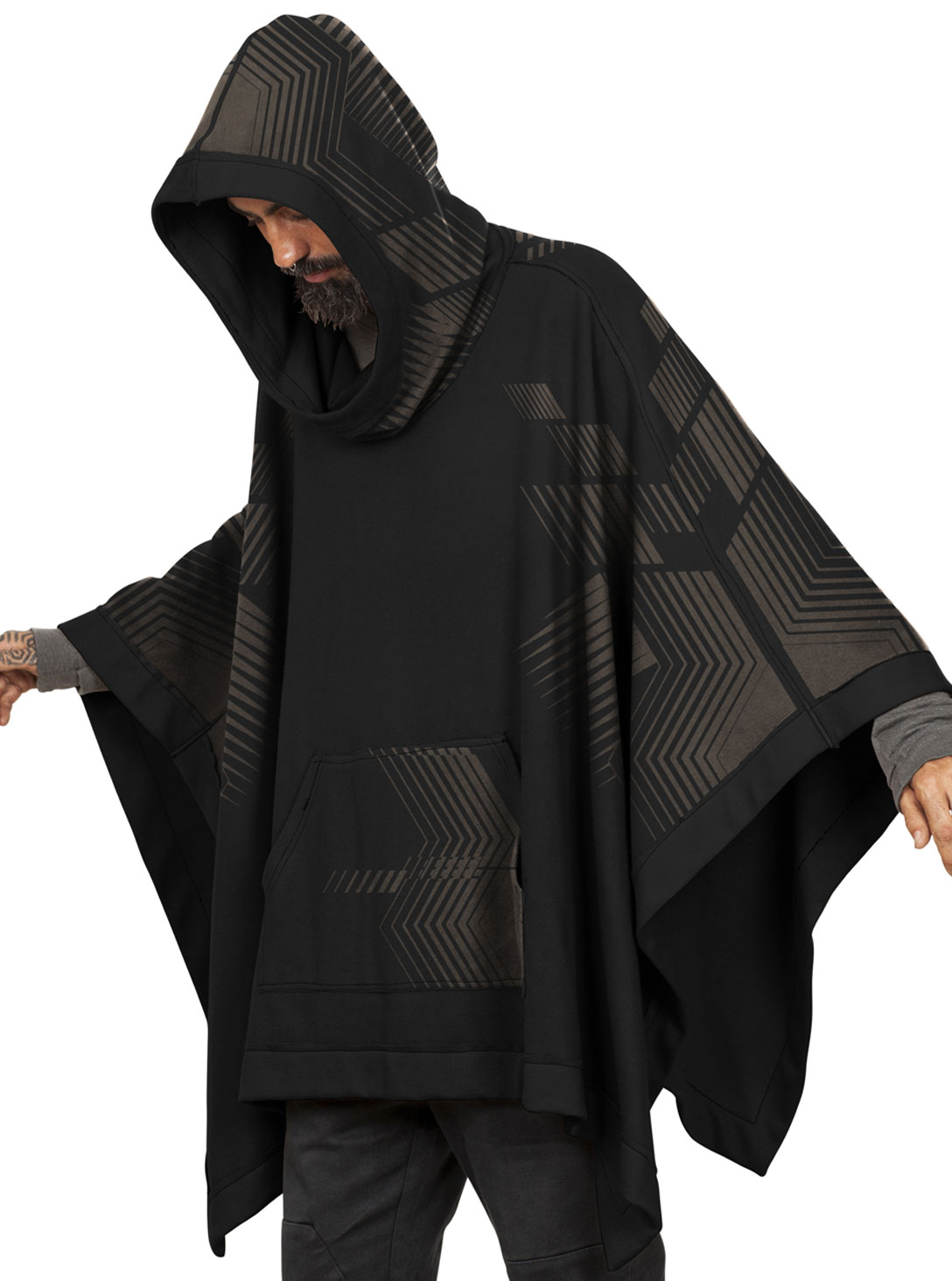 MAVERICK PONCHO BLACK