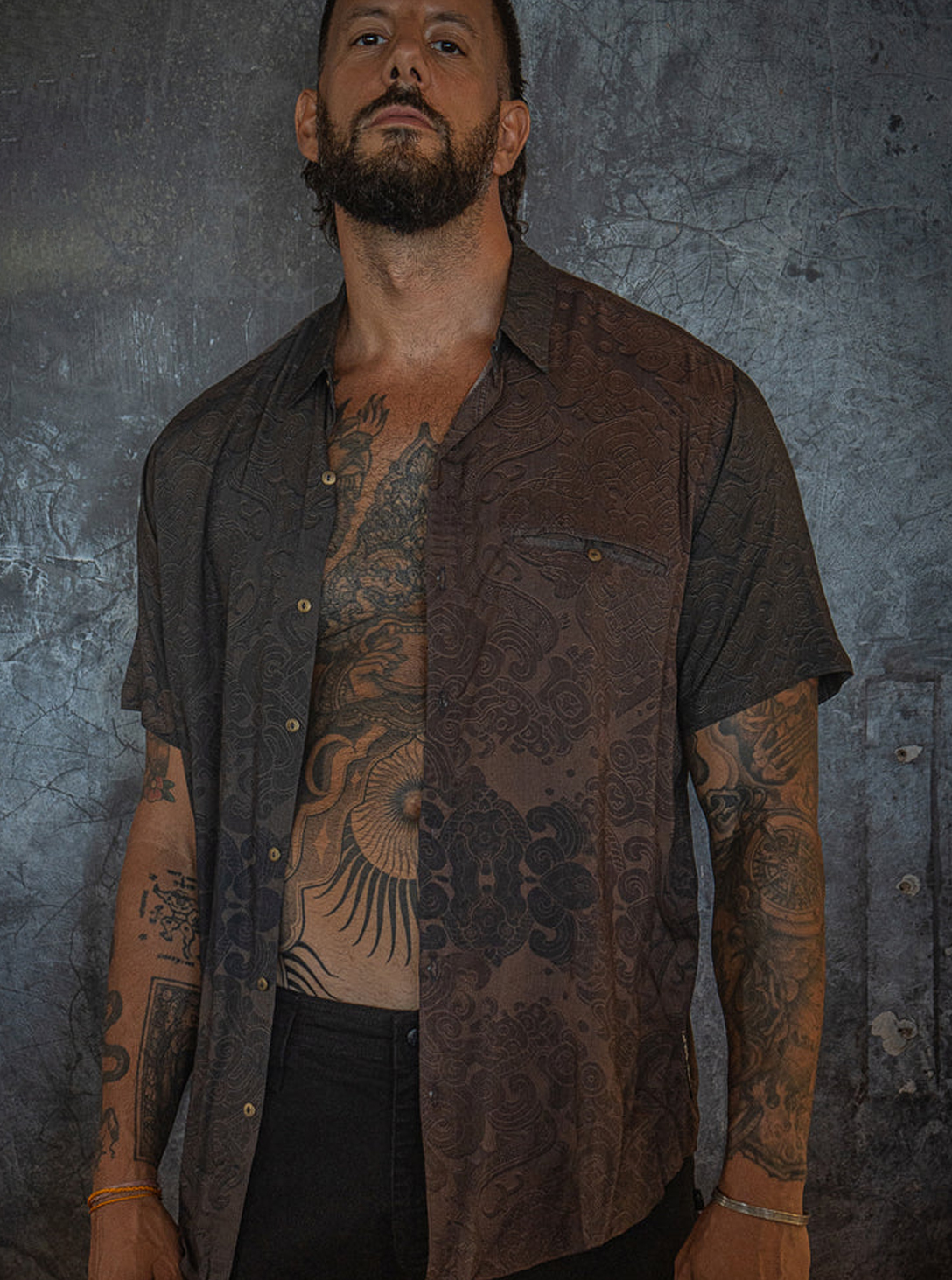 YACXI BAMBOO SHIRT MAYAN CODEX