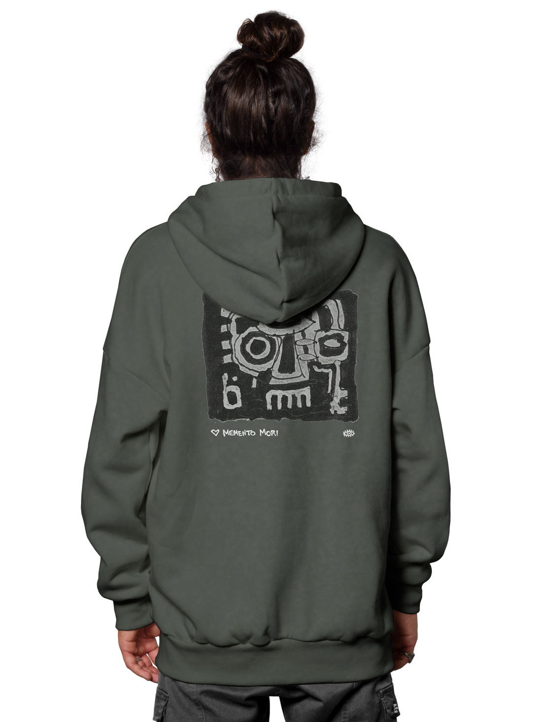 MOMENTO MORI WASH HOOD OLIVE