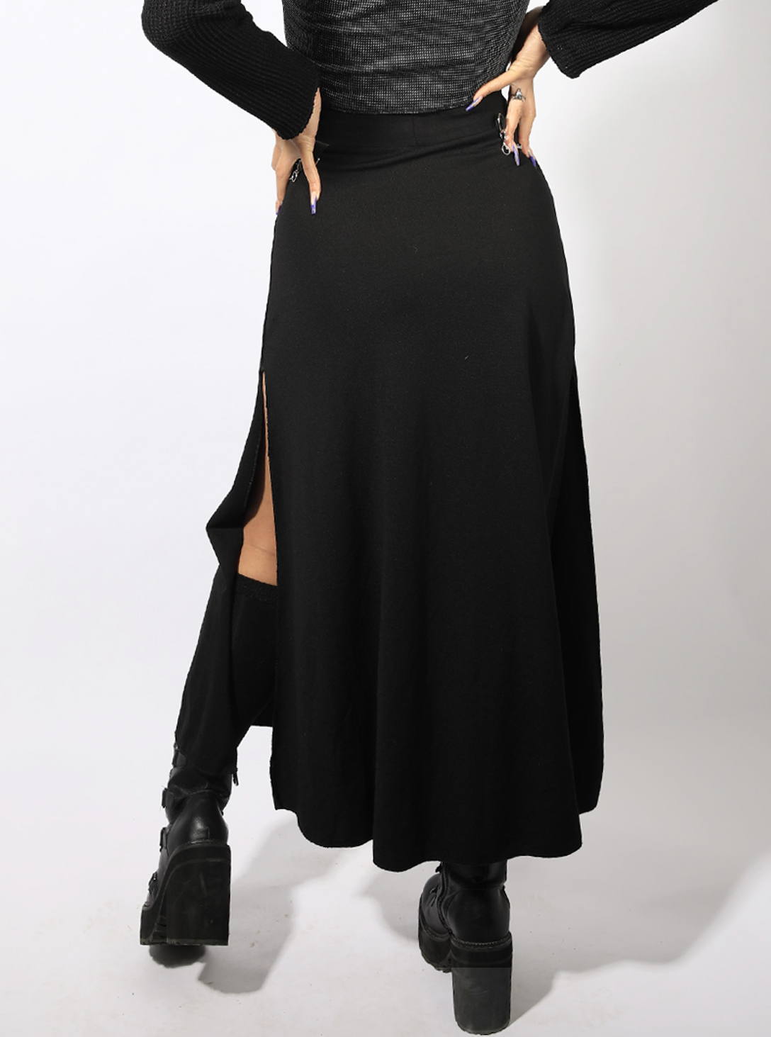 MOON WOMEN'S SKIRT- BLACK