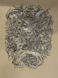 MUSHI MASTER HAND MADE PRINT