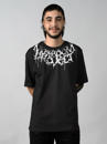 MUSHROOM PROJECT MEN OVERSIZE T-SHIRT BLACK MUSHROOM PROJECT MEN OVERSIZE T-SHIRT BLACK