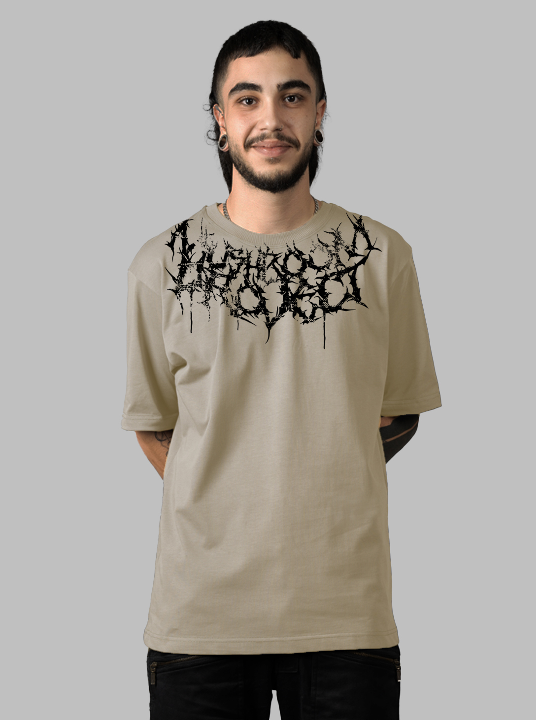 MUSHROOM PROJECT T-SHIRT SAND