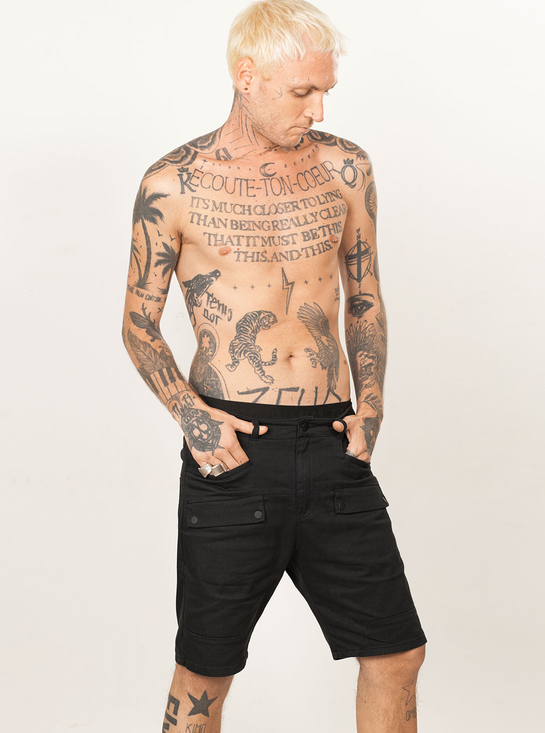 N84 SHORT WASH BLACK