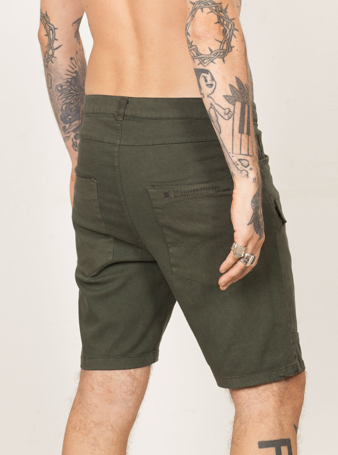 N84 SHORT WASH OLIVE