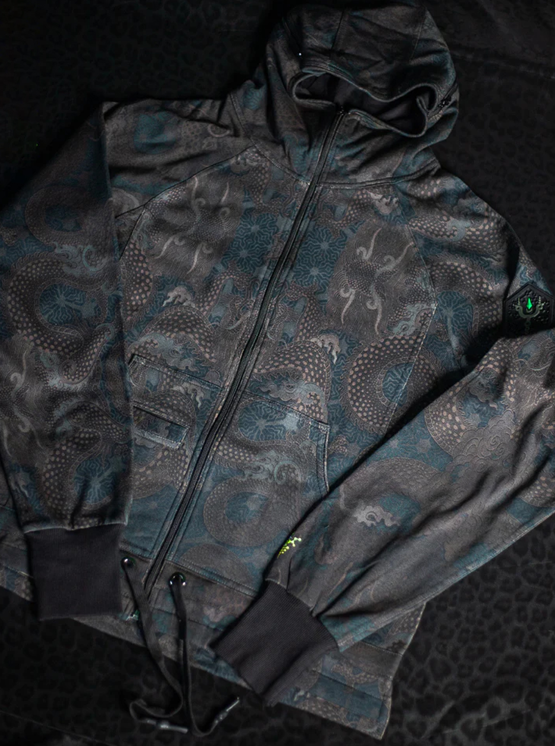 NEPTUNE FLEECE MEN HOOD-DRAGONS