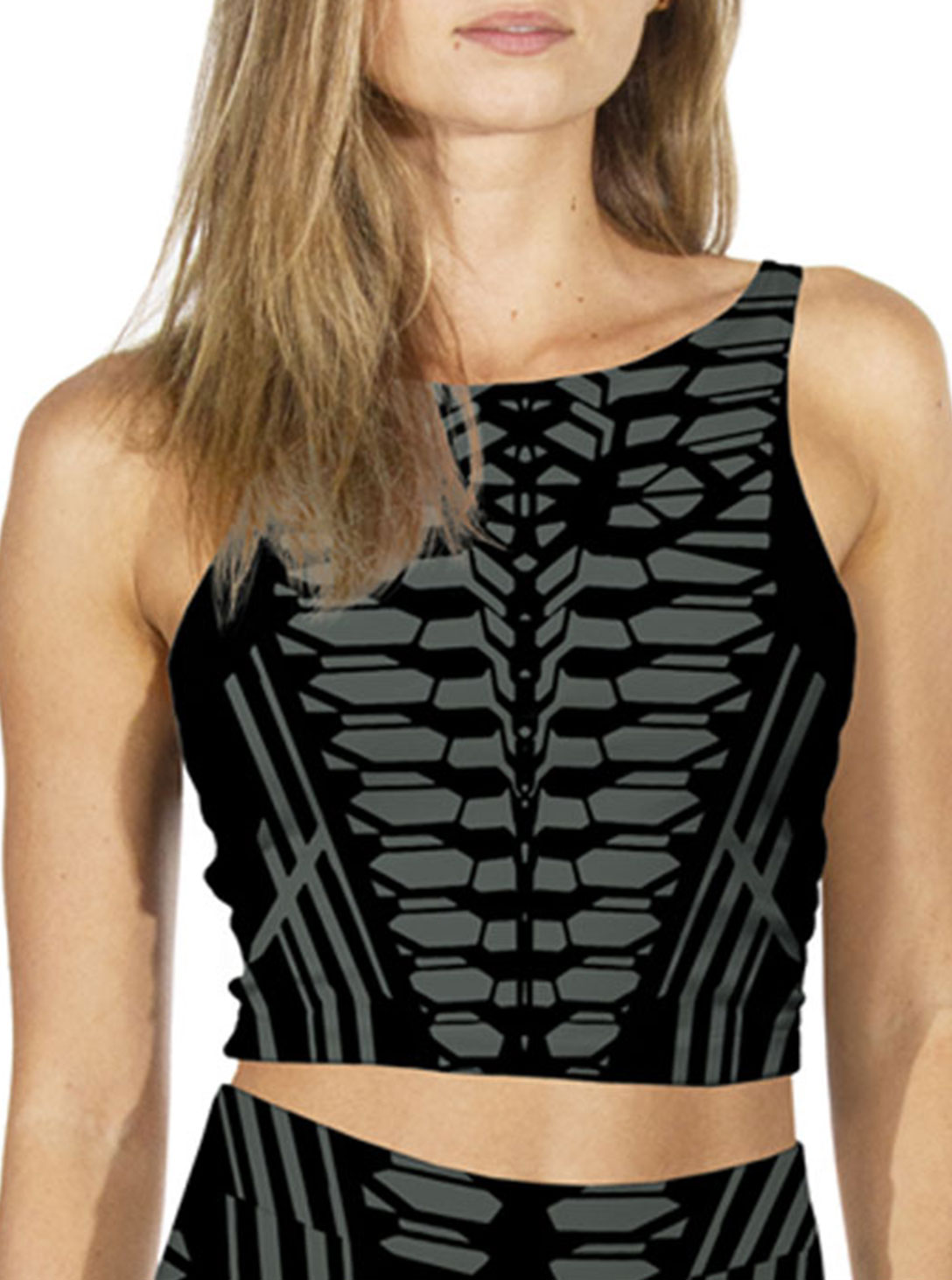 CYBER ROSE TOP OLIVE