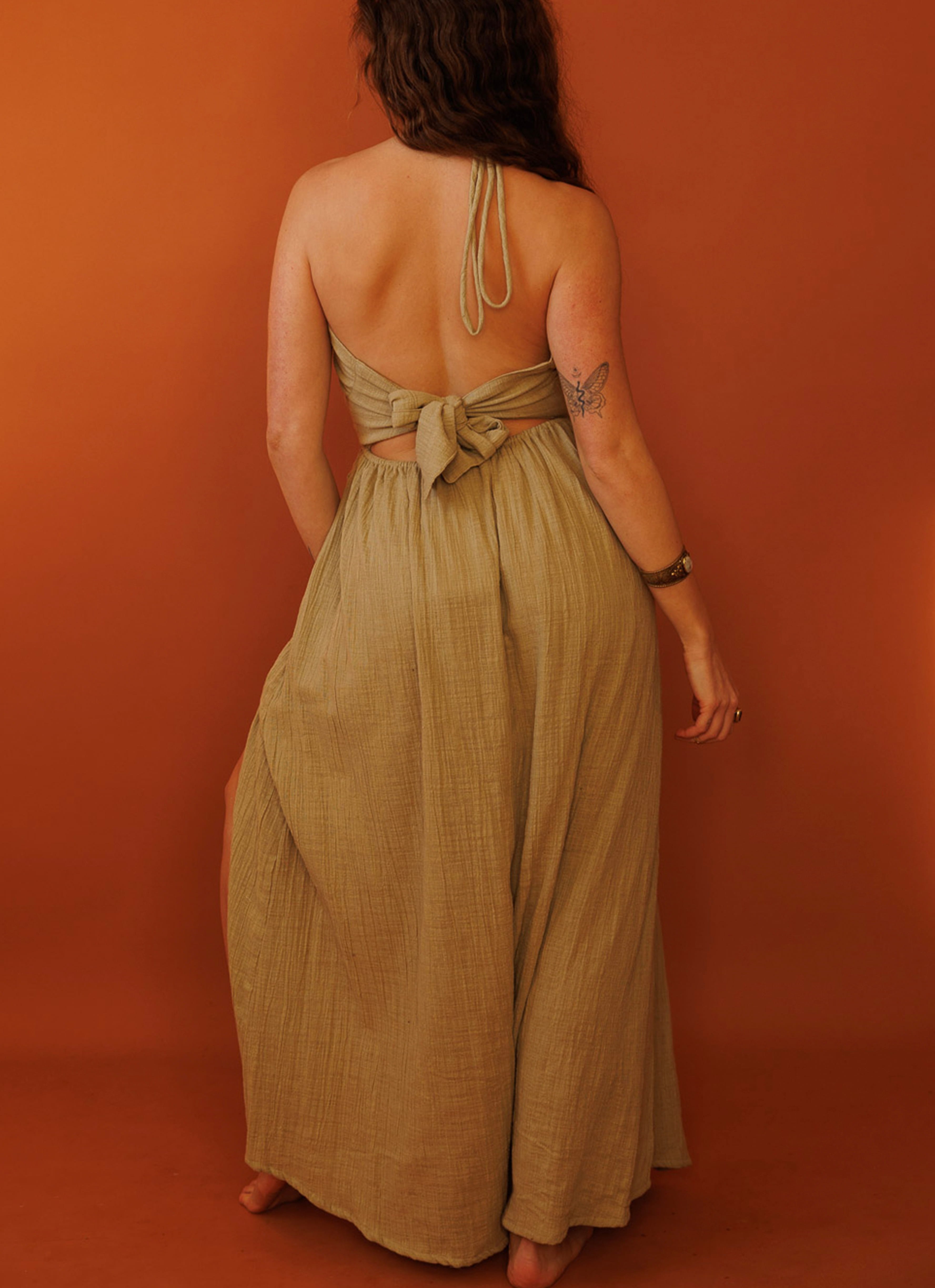 MAY WOMEN'S DRESS-OLIVE