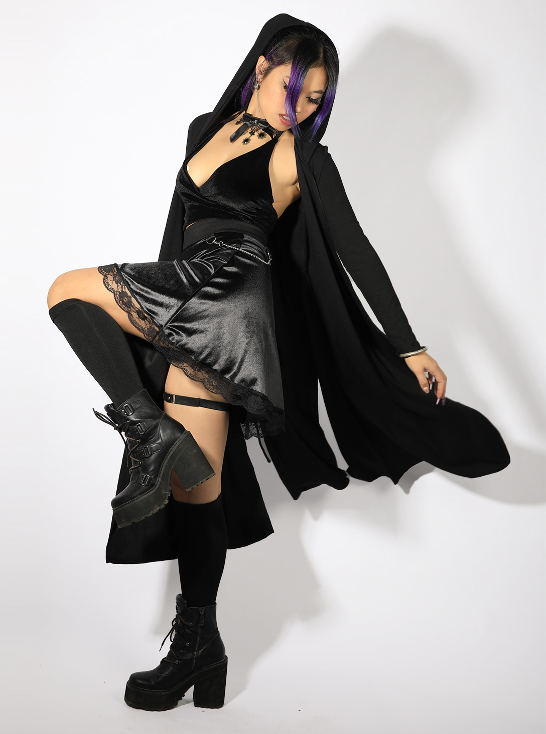 OMEN WOMEN'S CARDIGAN BLACK