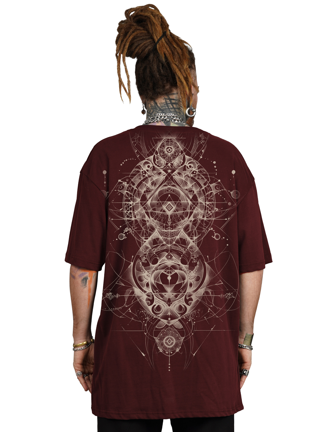 ORNAMENT OVERSIZE BORDEAUX