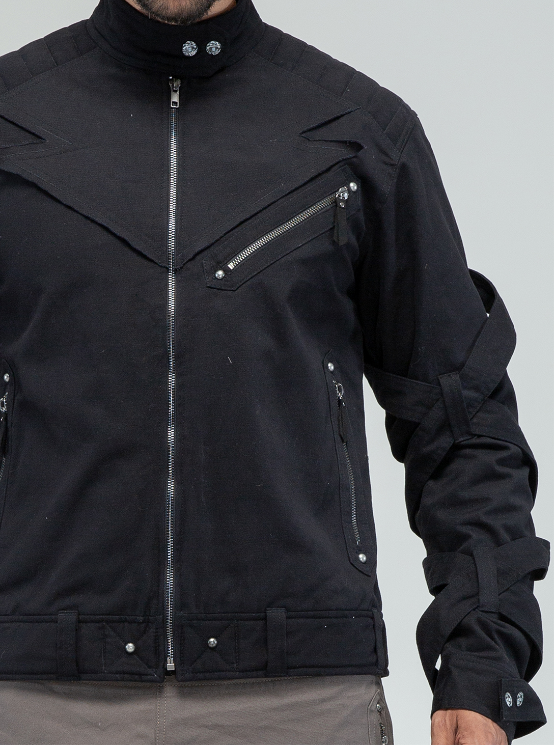 Otto-Man Biker Jacket BLACK