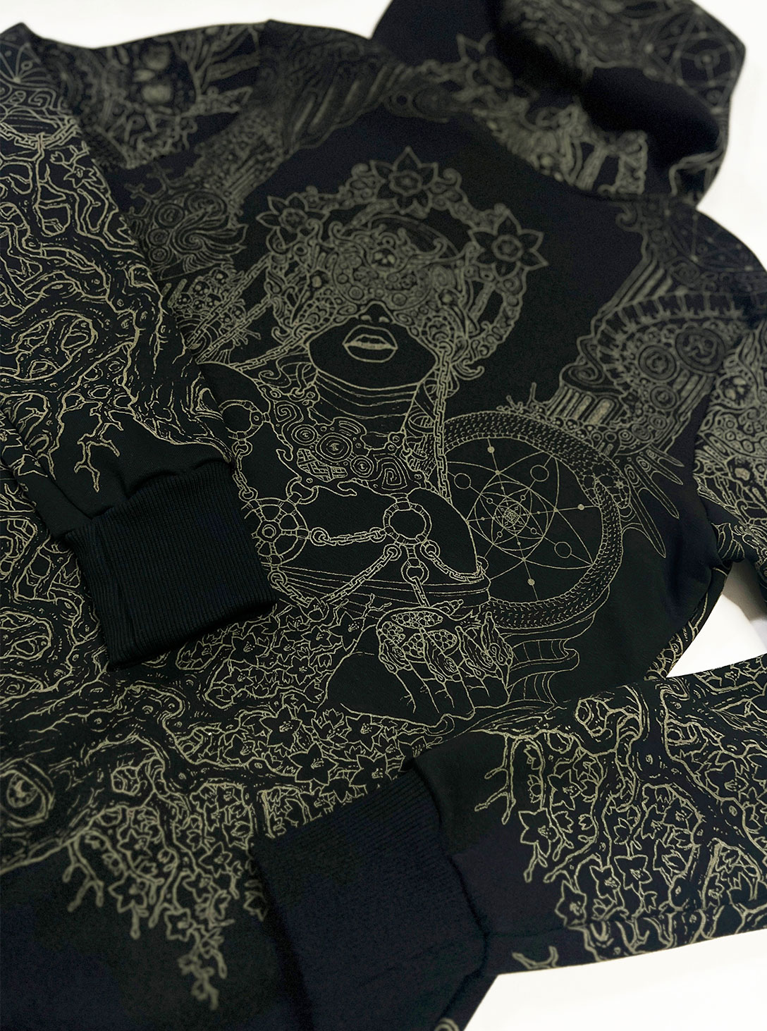 PERSEPHONE MEN HOOD BLACK