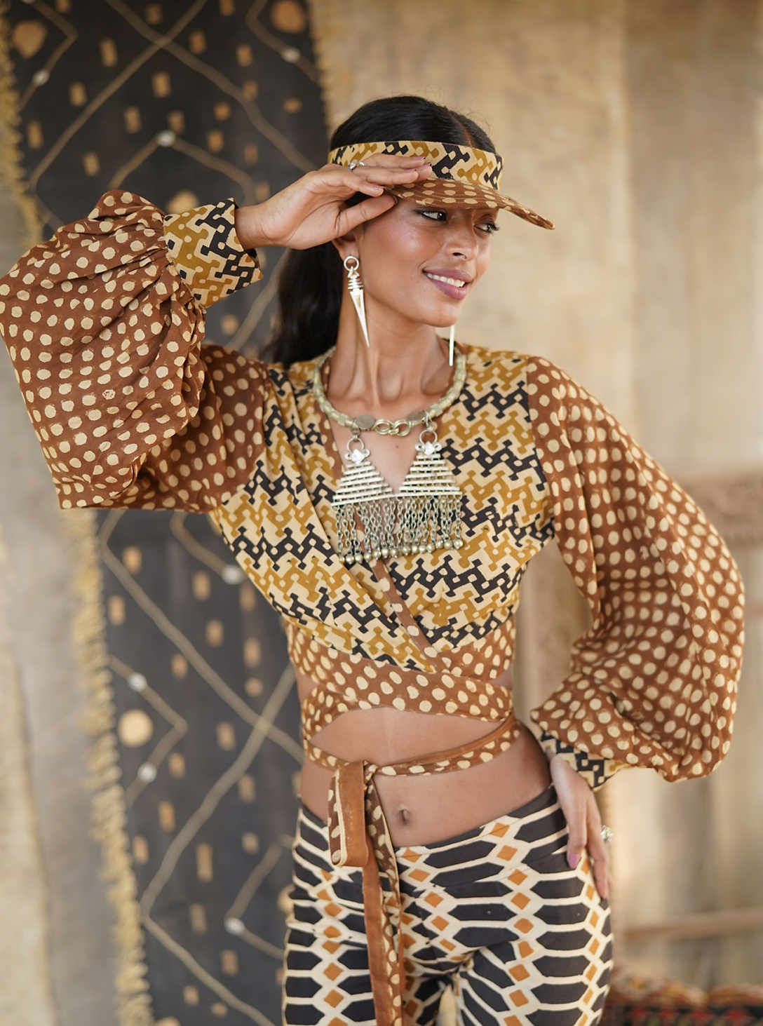 BALOON TOP-POLKA DOT IRANIAN