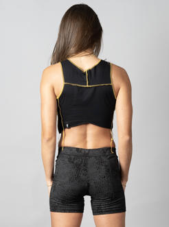 PULSAR BLACK & YELLOW STITCH