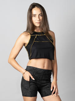 PULSAR BLACK & YELLOW STITCH