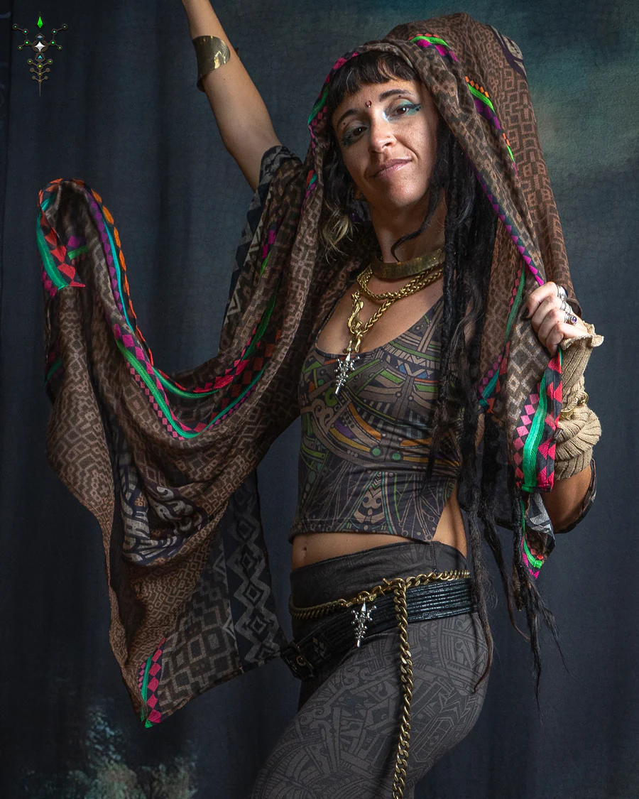 Scarf  Pareo Bamboo - DRAGONS OF ITAK