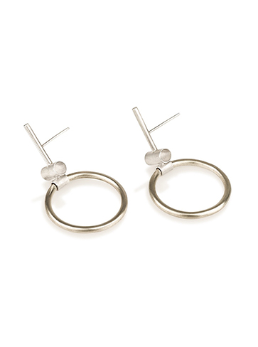 Silver Warrior Earrings