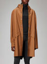 RAINS LONG JACKET RUST