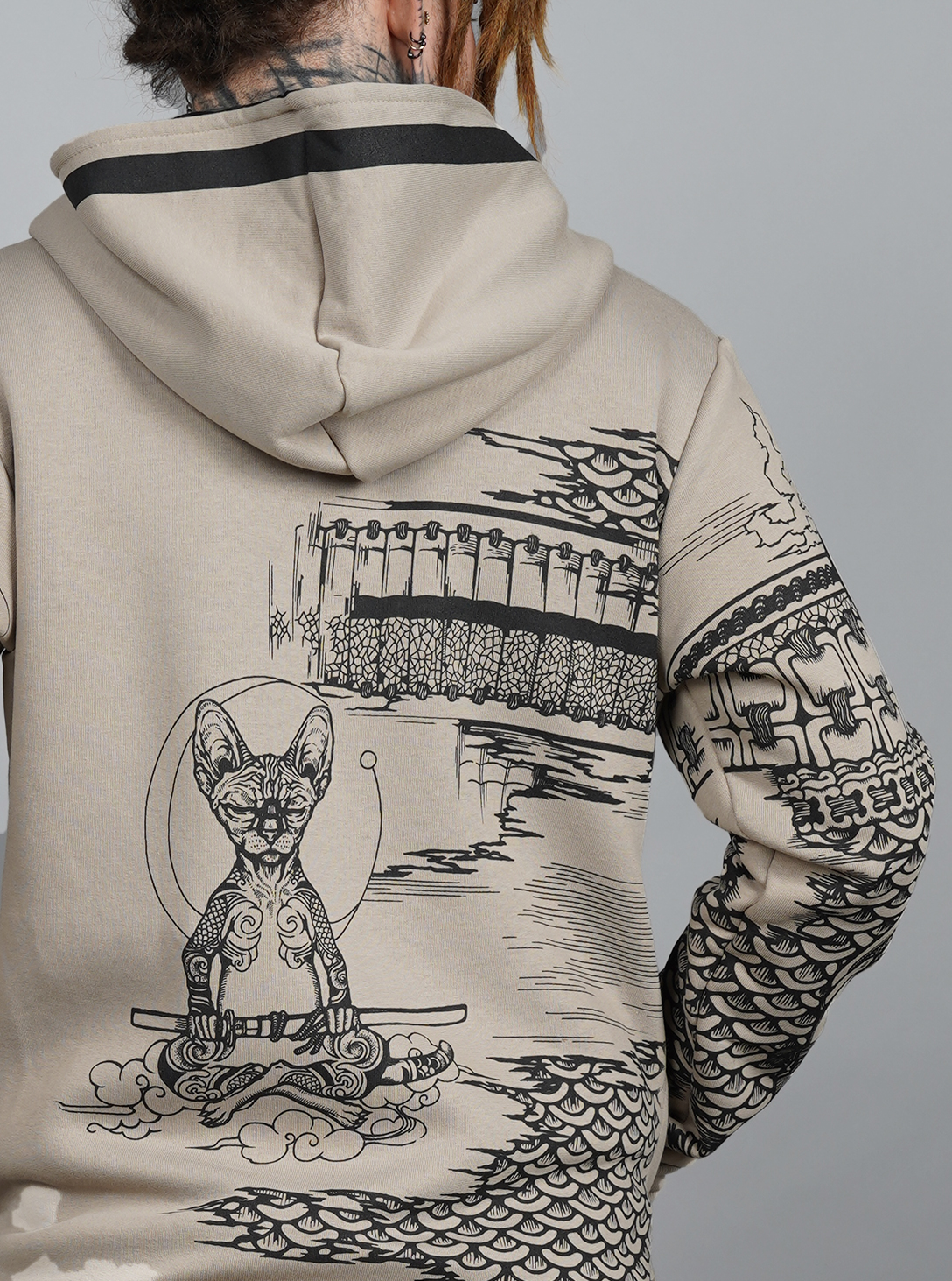 Samurai Cat HOOD STONE