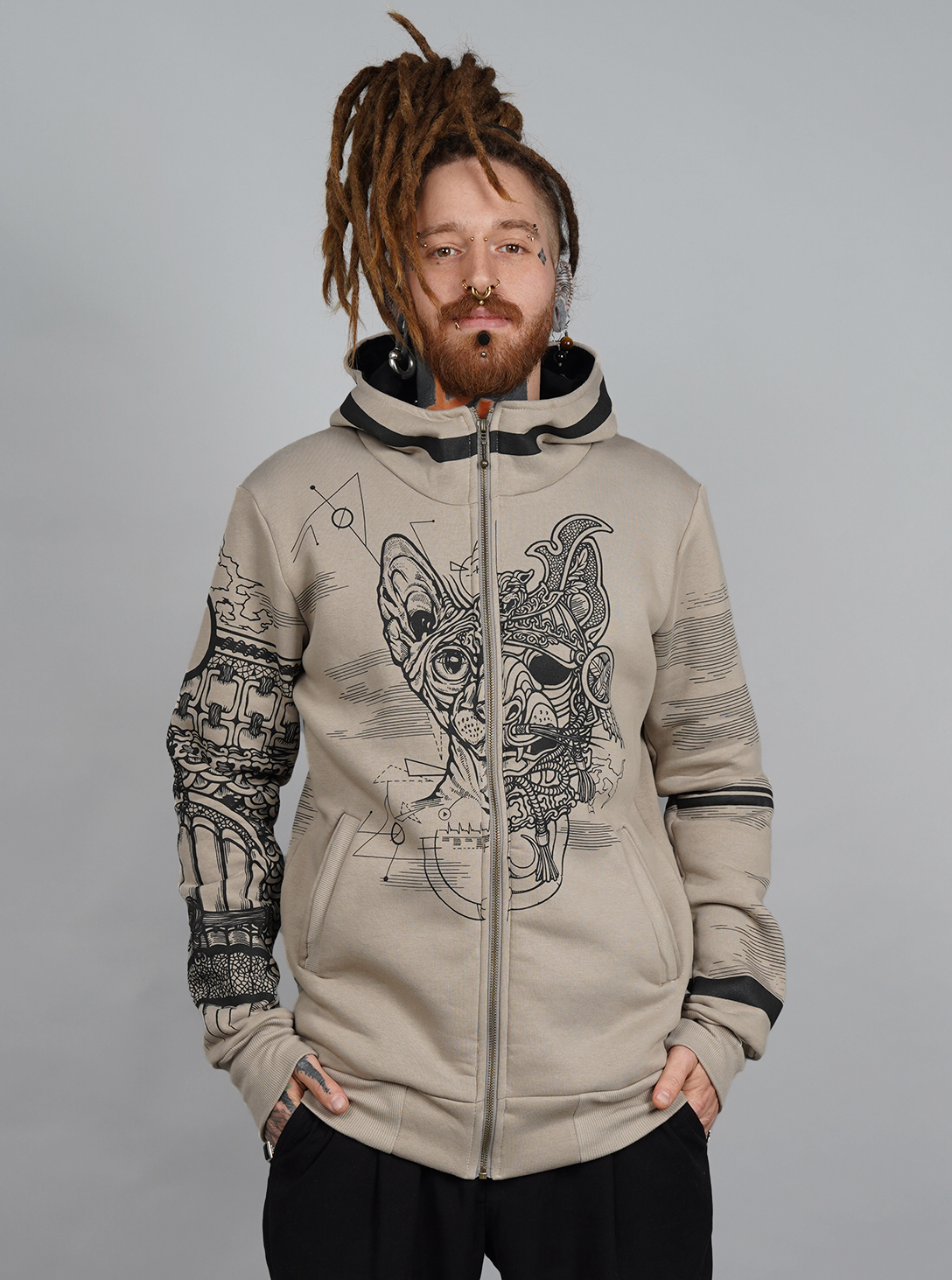 Samurai Cat HOOD STONE