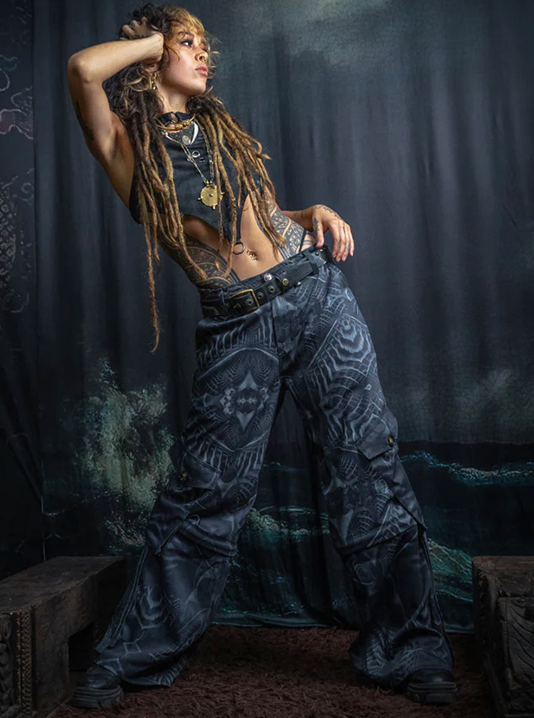 BAGGY POCKET PANTS-SANDOKAN