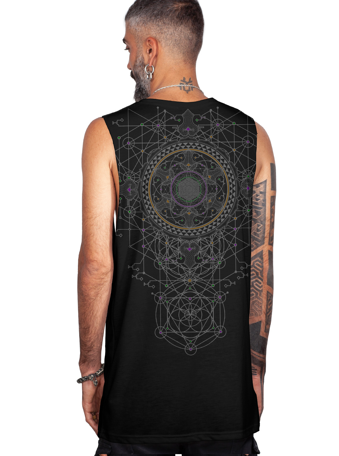 SHII MEN TANK TOP BLACK