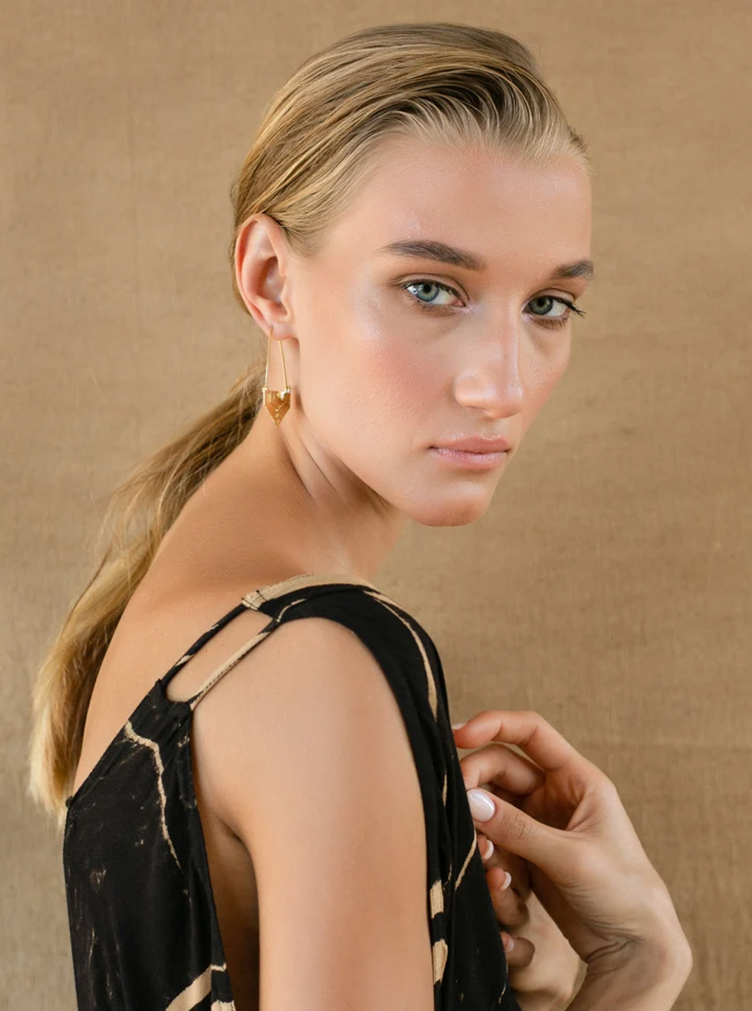 SHRINE PLAITED EARRINGS