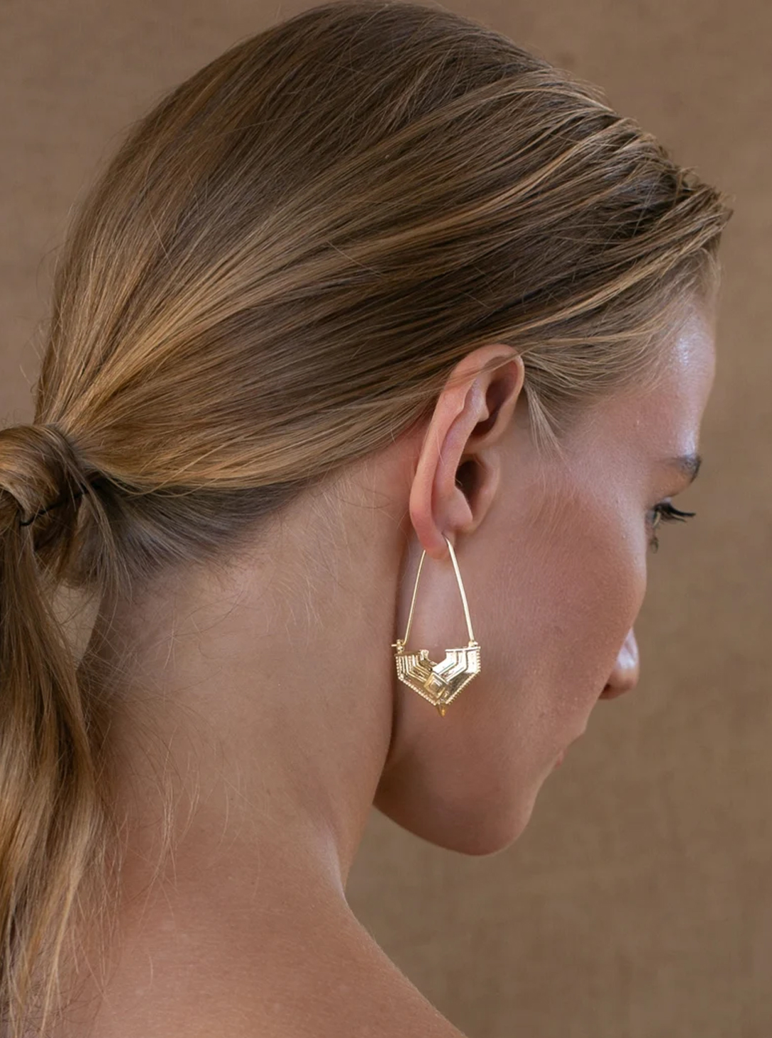 SHRINE PLAITED EARRINGS