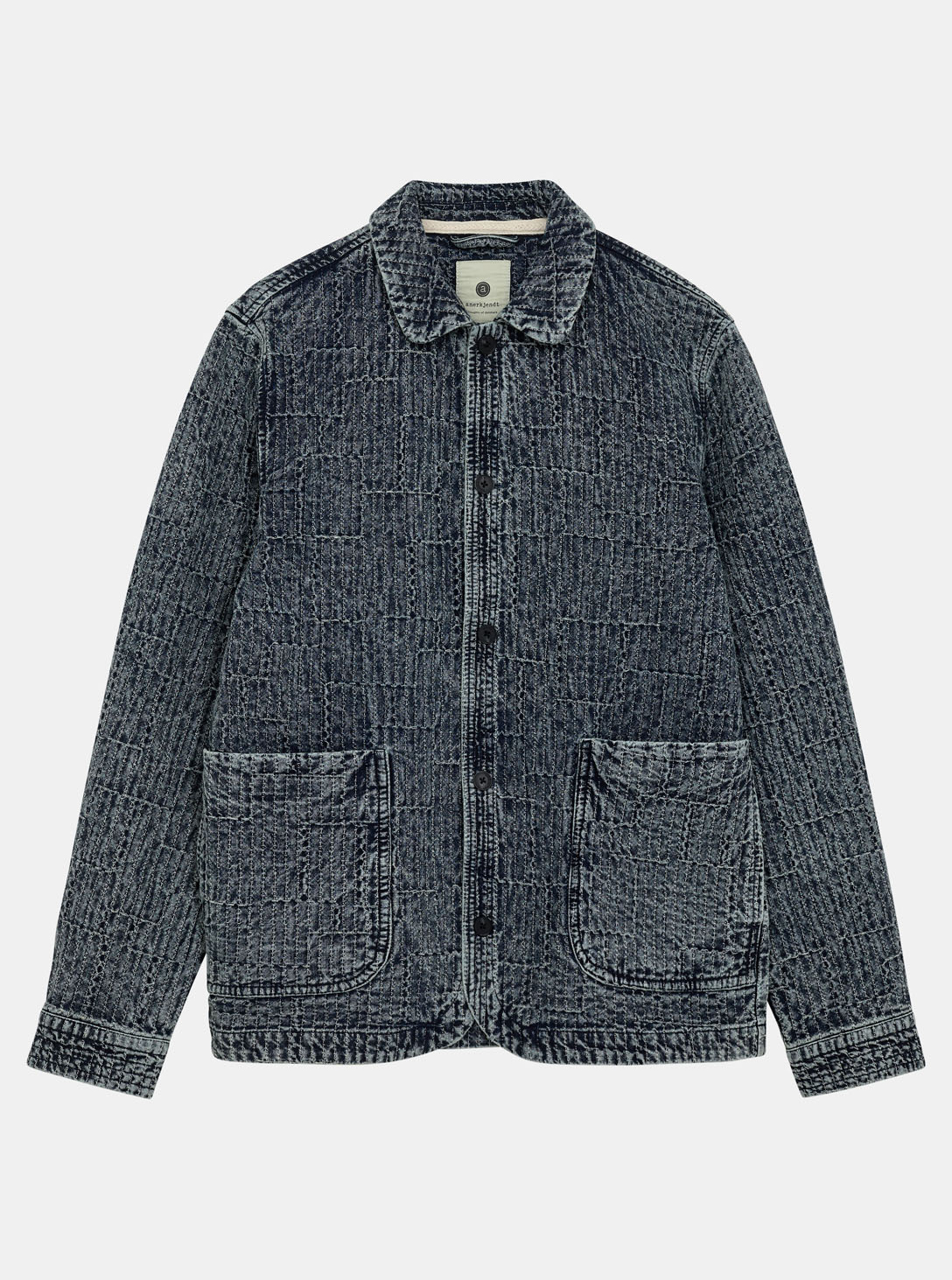 AKOSCAR MEN WASHED OVERSHIRT -Sky Captain