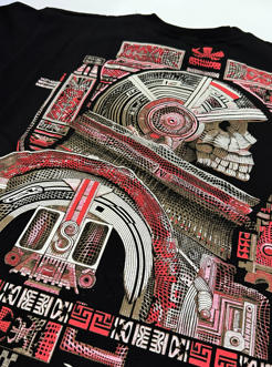 SNAP OVERSIZE T-SHIRT BLACK