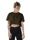 SOLOMANTRA CROP BLACK & GOLD