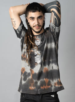 Solos RUST GREY TIE DYE