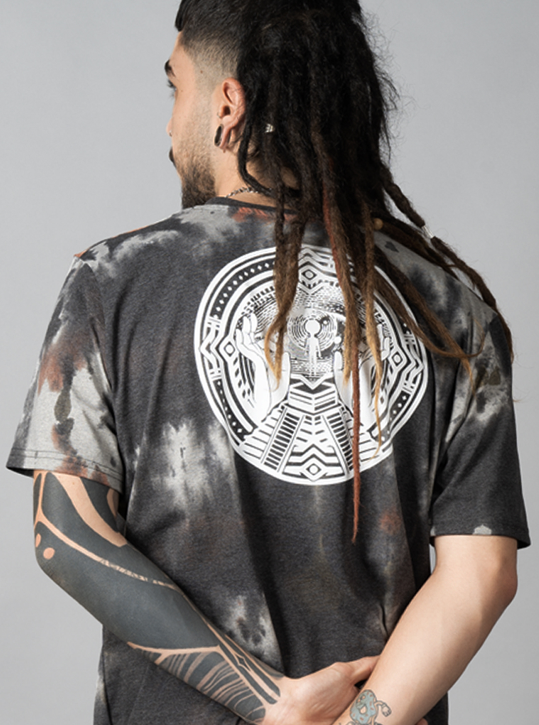 Solos RUST GREY TIE DYE