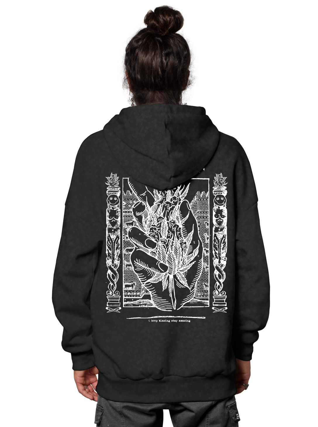 Keep Blazing Stay Amazing WASH BLACK HOOD