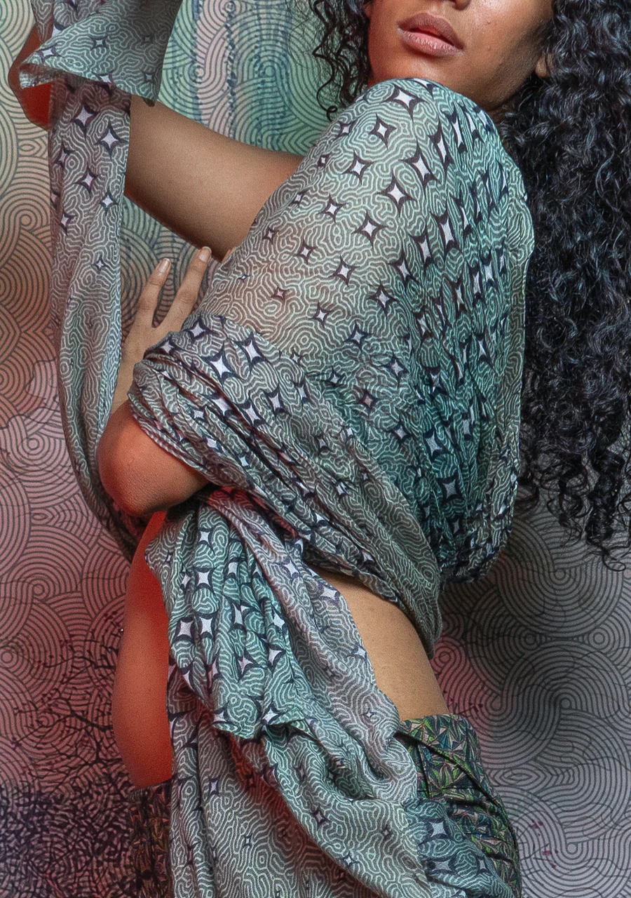 Scarf  Pareo Bamboo - STARLIGHT