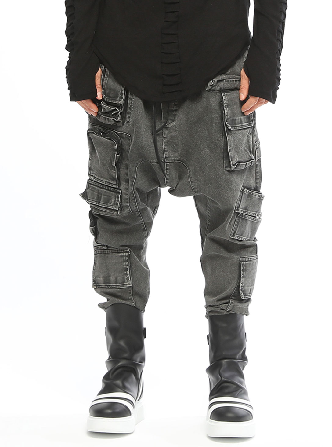 Svanhild Pants STONE BLACK