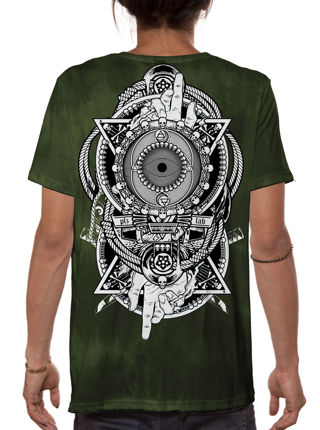 METAMORPHOSIS TIE DYE GREEN