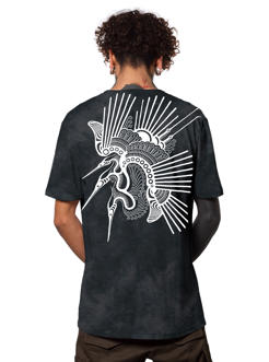 TSURU BLACK TIE DYE